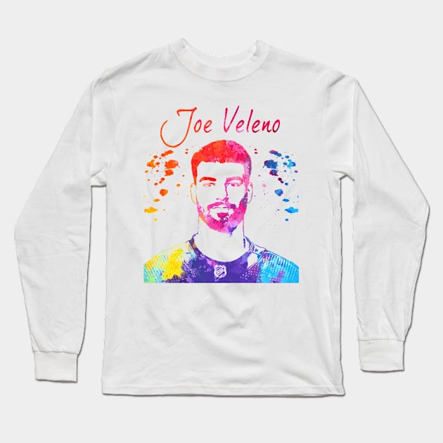Joe Veleno Long Sleeve T-Shirt by Moreno Art